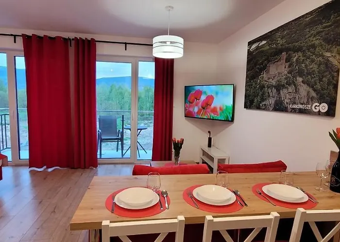 Apartman Kolorowe Cieplice - Z Widokiem Na Karkonosze